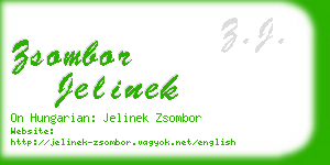 zsombor jelinek business card